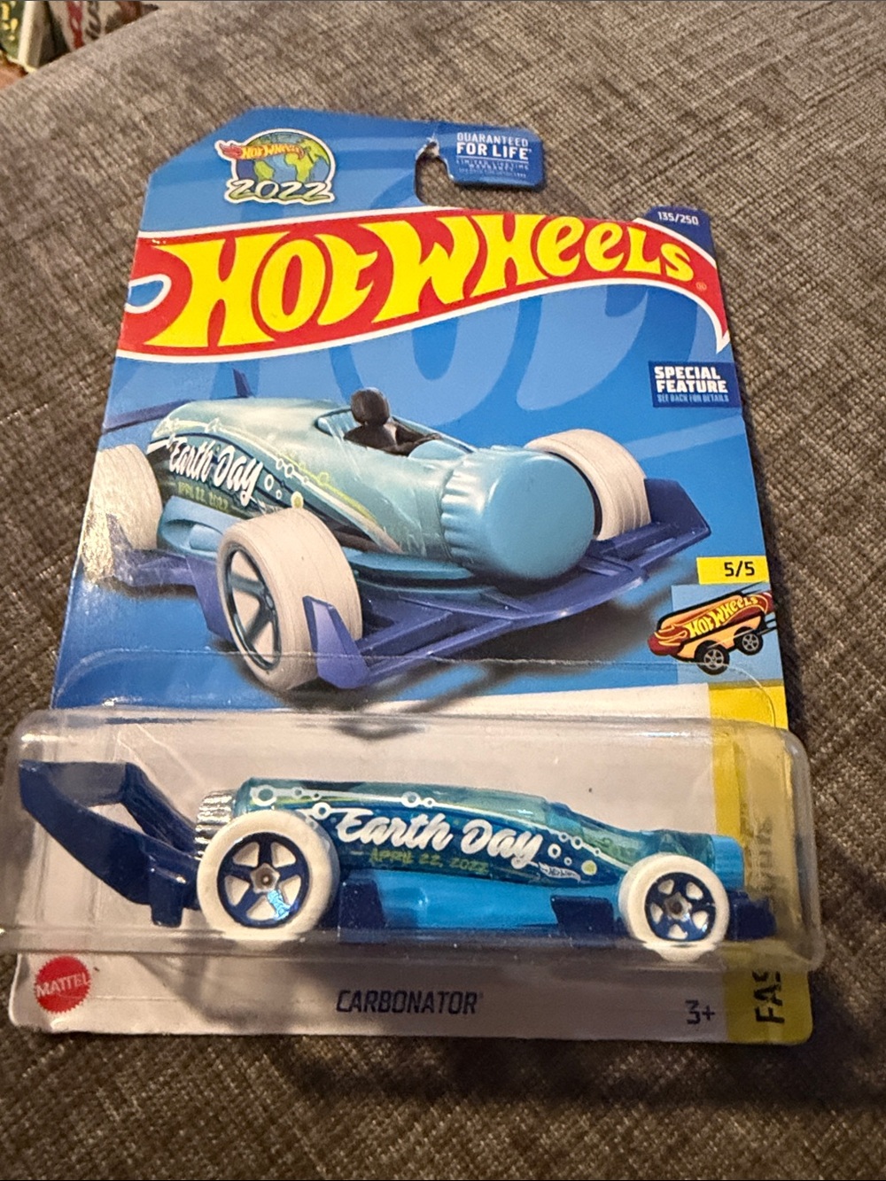 Hot Wheels Carbonator‎ Earth Day 2022 5/5 Special Feature Blue Bottle Opener